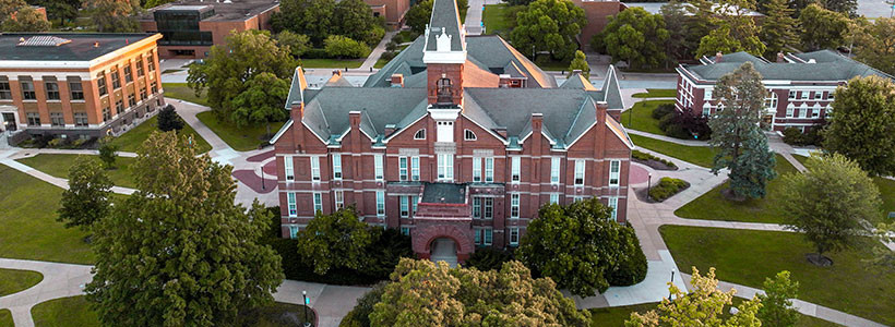 Old Main Aerial Photo